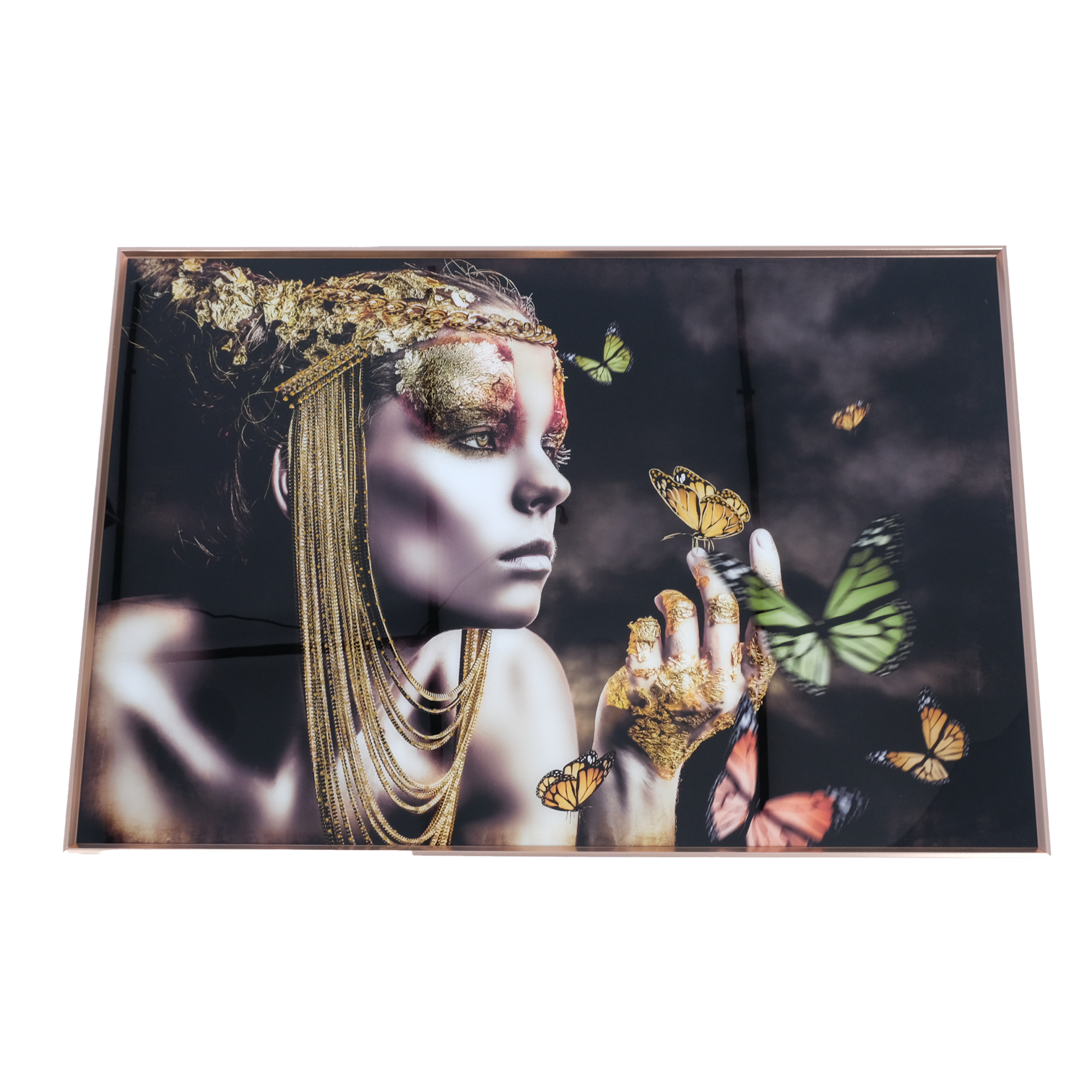 Pure Beauty – Cam Duvar Tablosu