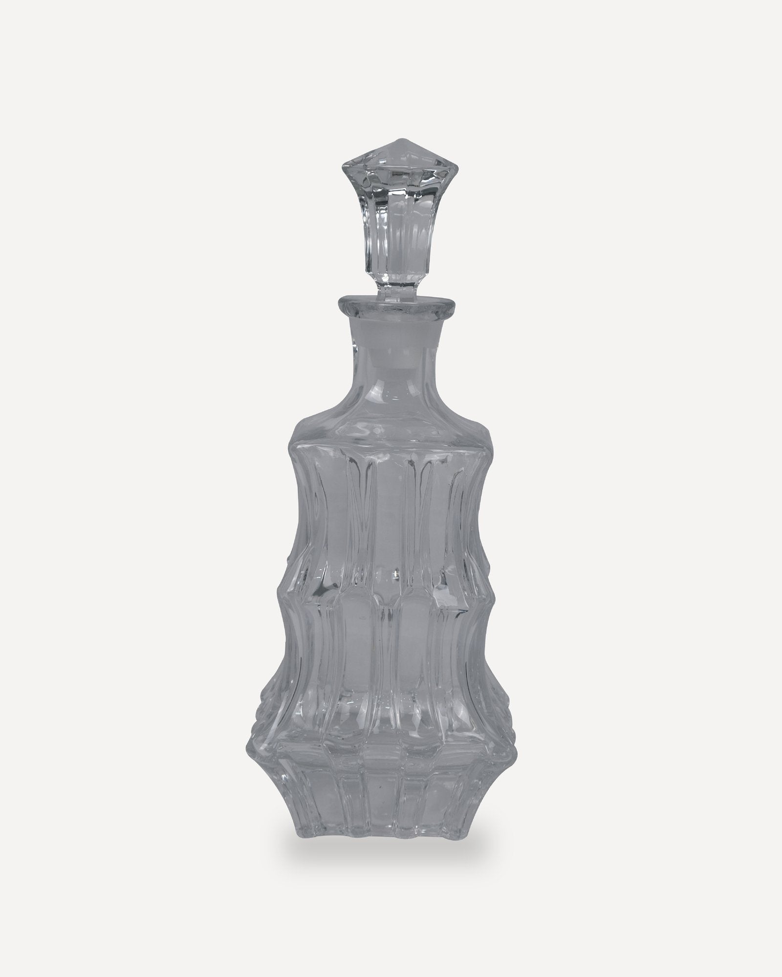 Klasik Kesim Şeffaf Cam Karaf