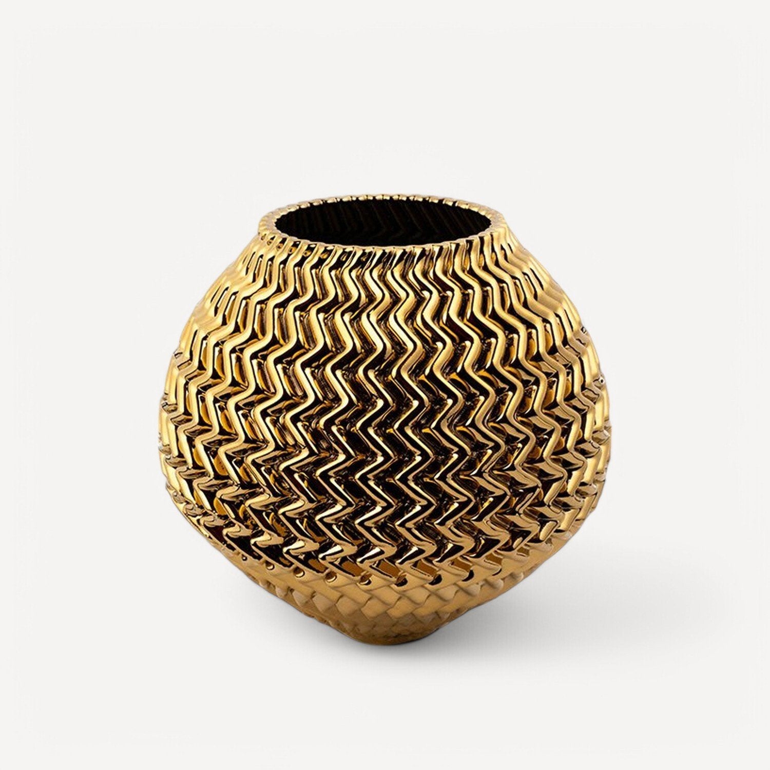 Altın Porselen Vazo