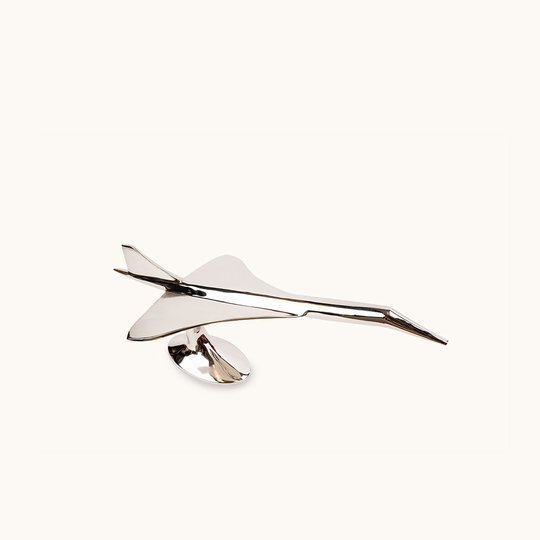 Gümüş Uçak Dekor Obje Küçük