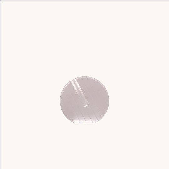 Şeffaf Buzlu Küçük Yuvarlak Kam Vazo