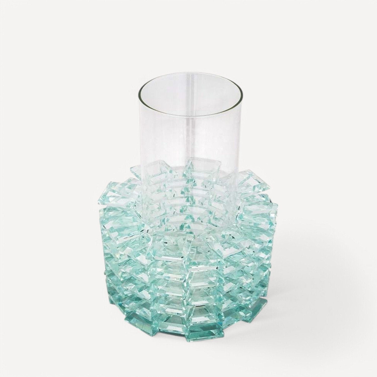 Cam Taş Mumluk Büyük Boy