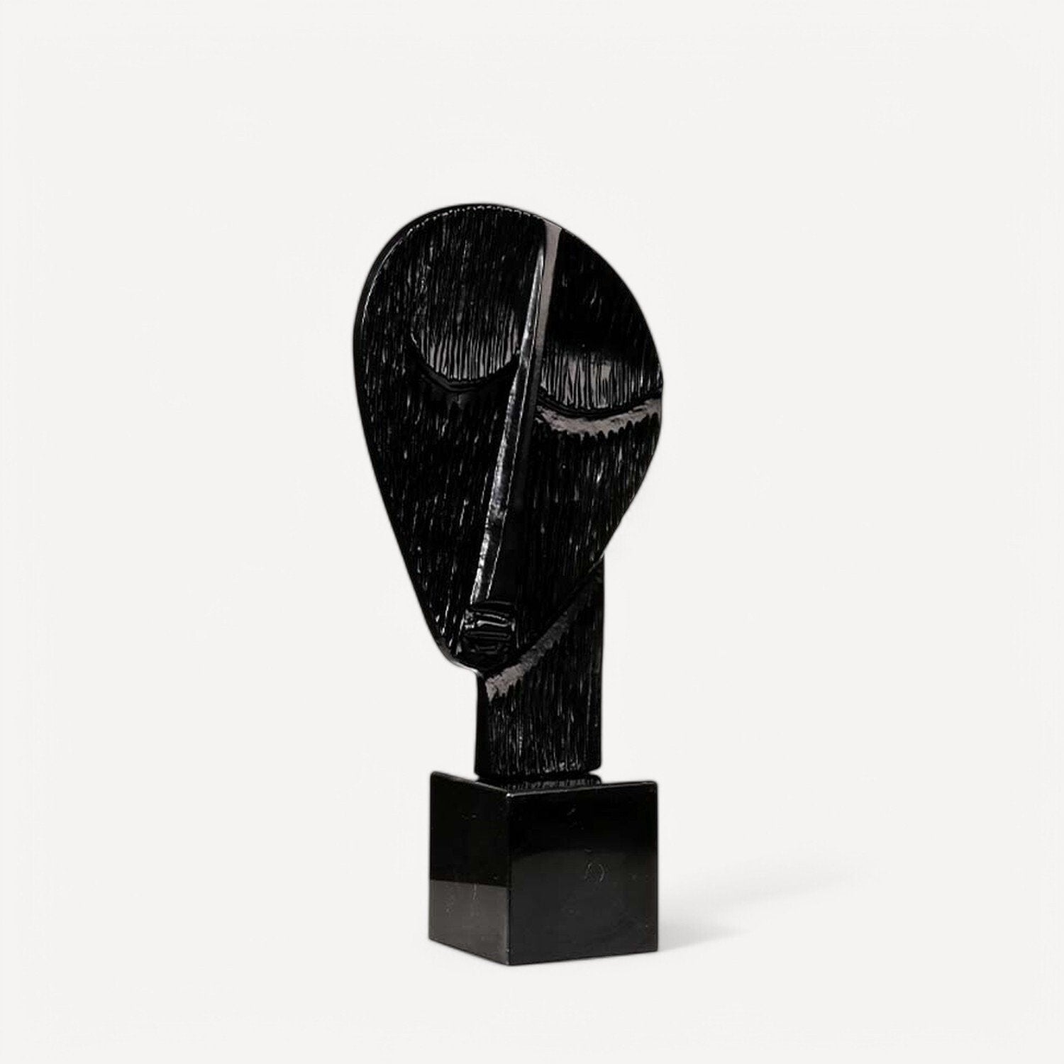 2'li Pirinç Soyut Yüz Dekor