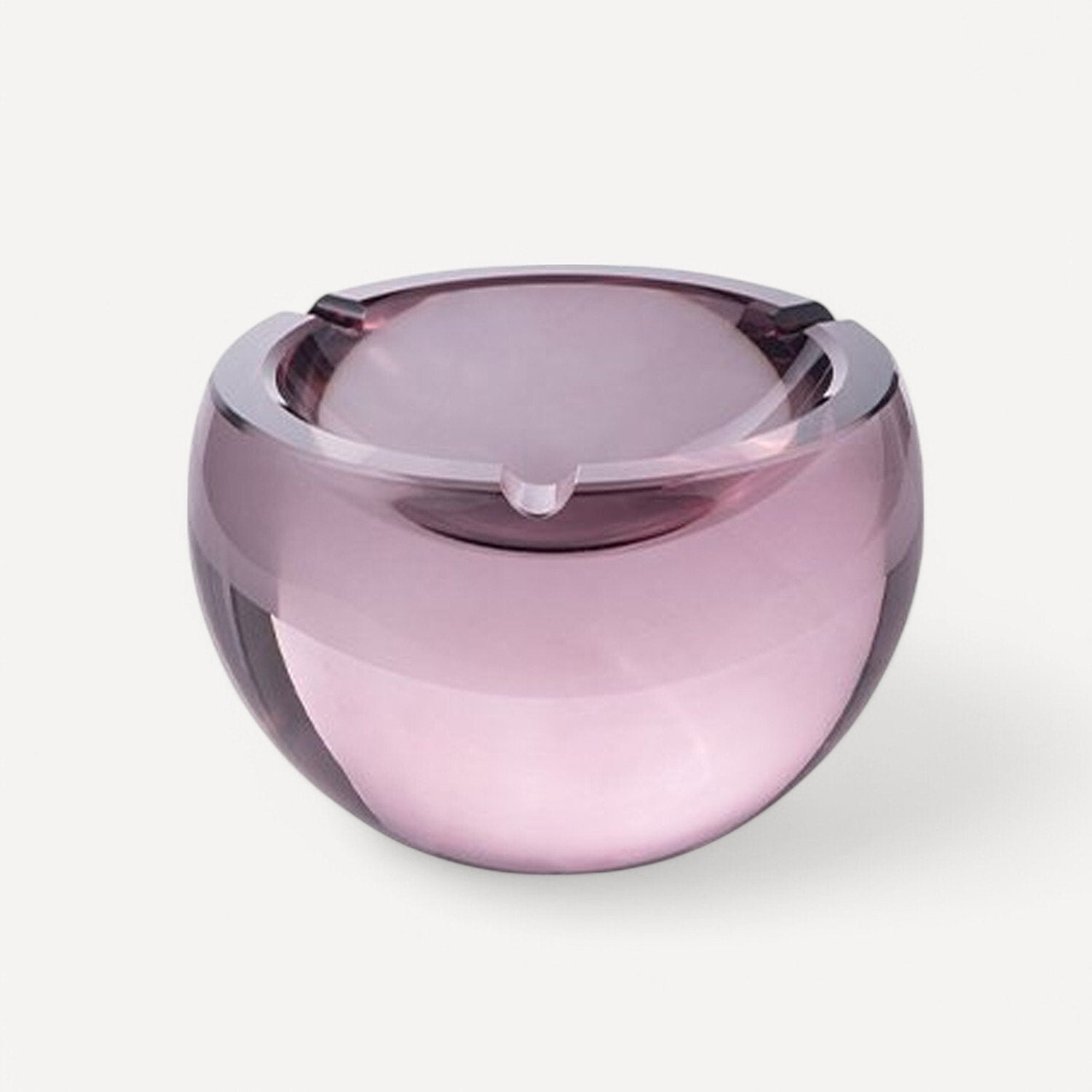 Bordo Cam Küllük Dekor Obje